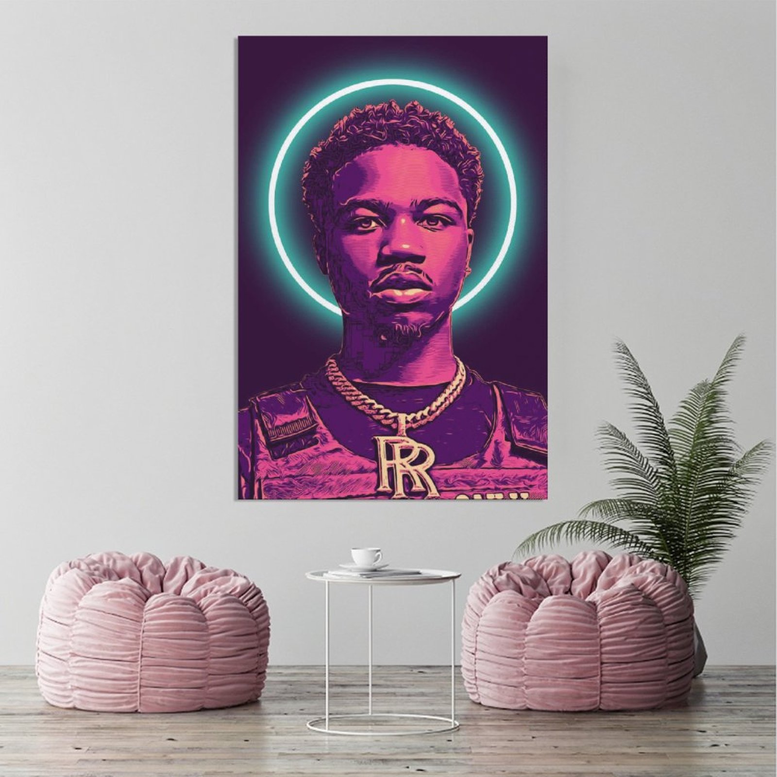 Wall Art Painting RAPPER Roddy Ricch SINGER Canvas Prints Wall Painting Wall Art Decor Print Picture Paintings for Living Room Home Decor Luxury Unfra