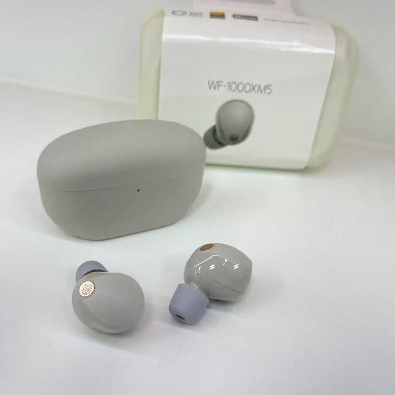 The new WF-1000XM5 Bluetooth headphones are in-ear Bluetooth headphones with noise-cancelling beans