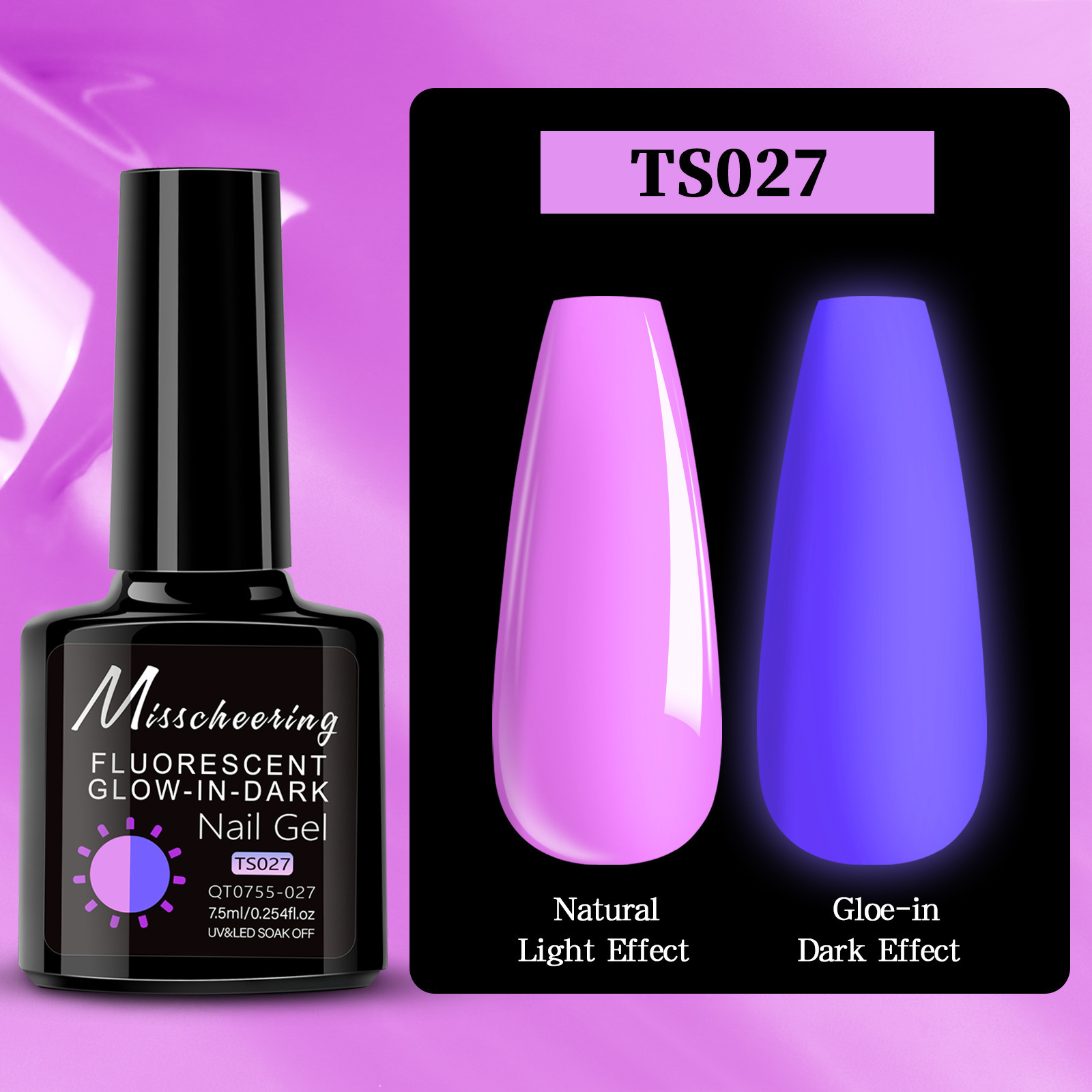12 Colors Nail Gel Fluorescent UV LED Nail Polish Gel Glow in the Dark Set230927