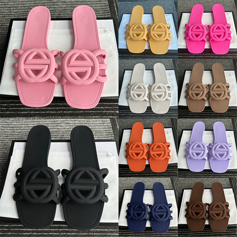 women sandals designer slippers flat slides stylish sliders summer beach outdoor sandal womens comfortable shoes rubble sole black white multi color