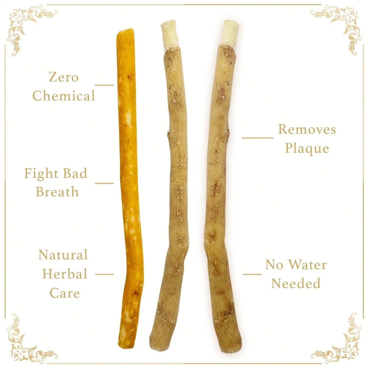 Creative Natural Branch Miswak Toothbrush Stick Portable Traditional For Teeth Oral Health Fresh Breath Gift 250526