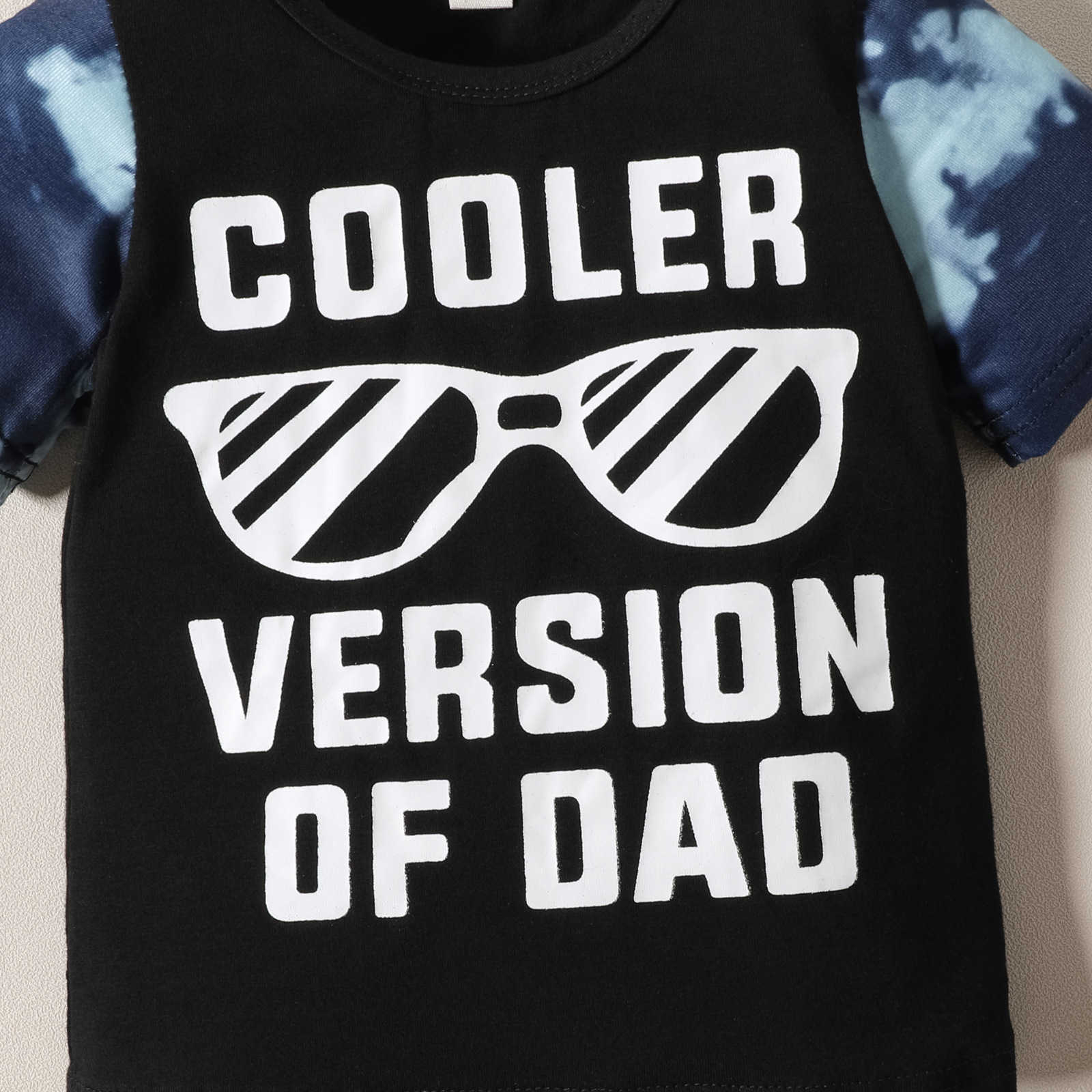 Summer Toddler Baby Boy Short Sleeve Clothes Set Casual Letters Printed T-shirt + Camouflage Shorts 2PCS Outfits for Boys W250218