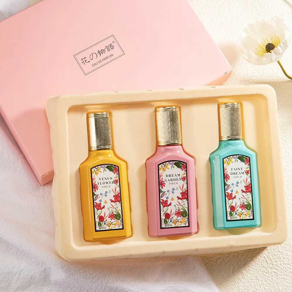 Brand Perfume Women 75ml Body Splash 3PCS Set Gift Box Pheromone Parfum Pour Femme Plant Floral Scent Exudes Feminine Charm XJ250530