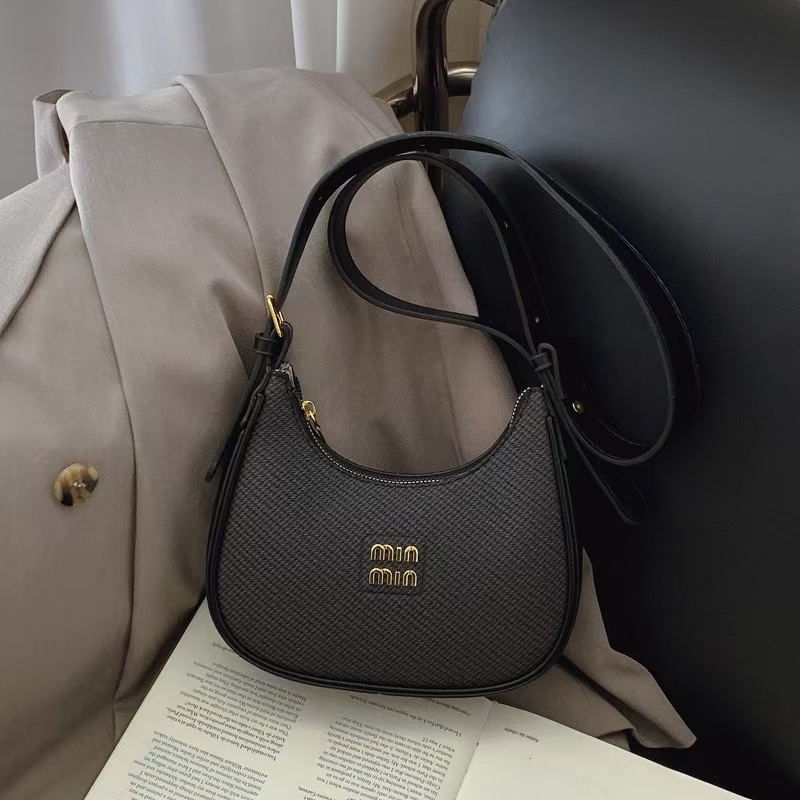 New fashionable high-end armpit bag large capacity women's shoulder crossbody bag trendy crescent bag