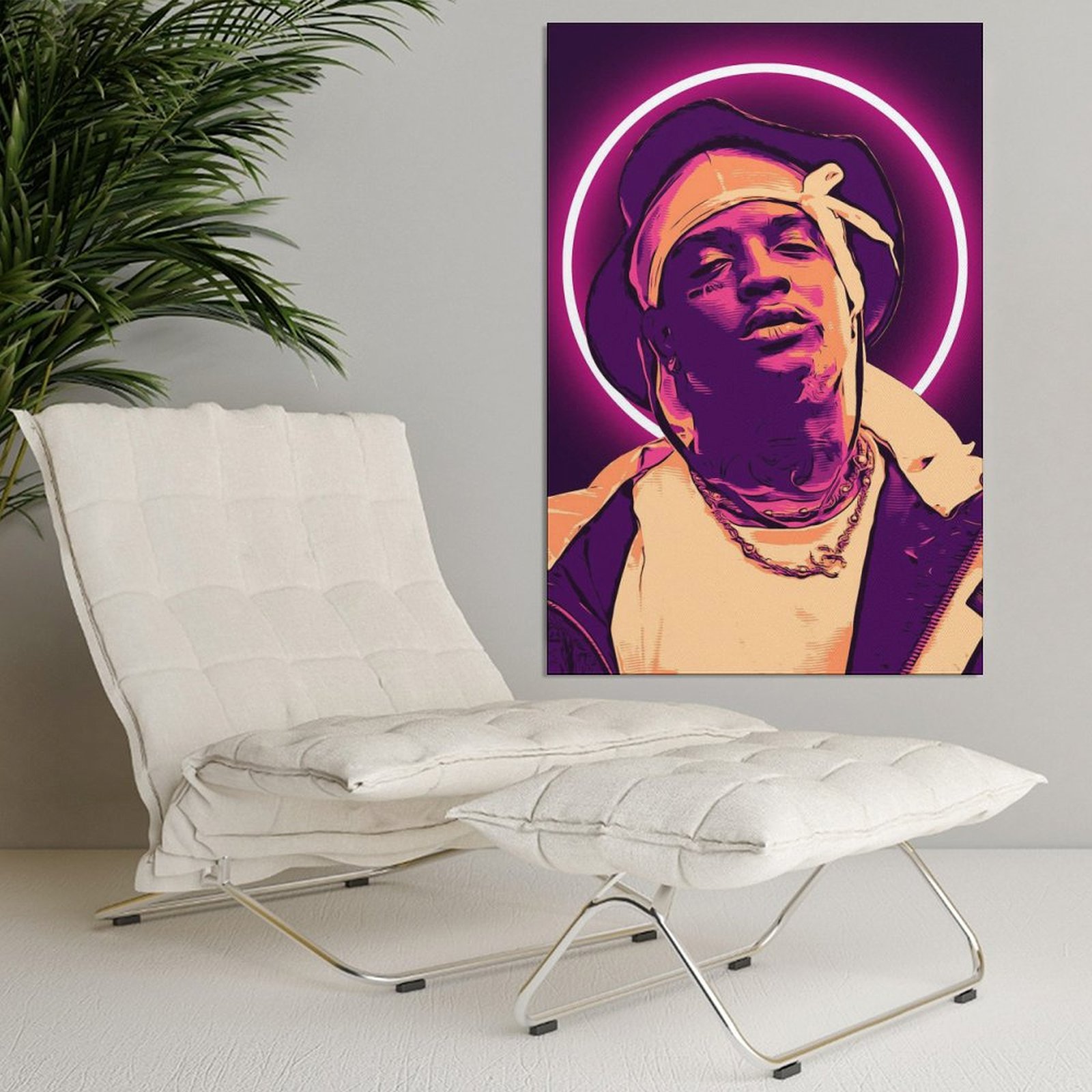Wall Art Painting RAPPER Ski Mask The Slump God Canvas Prints Wall Painting Wall Art Decor Print Picture Paintings for Living Room Home Decor Luxury U