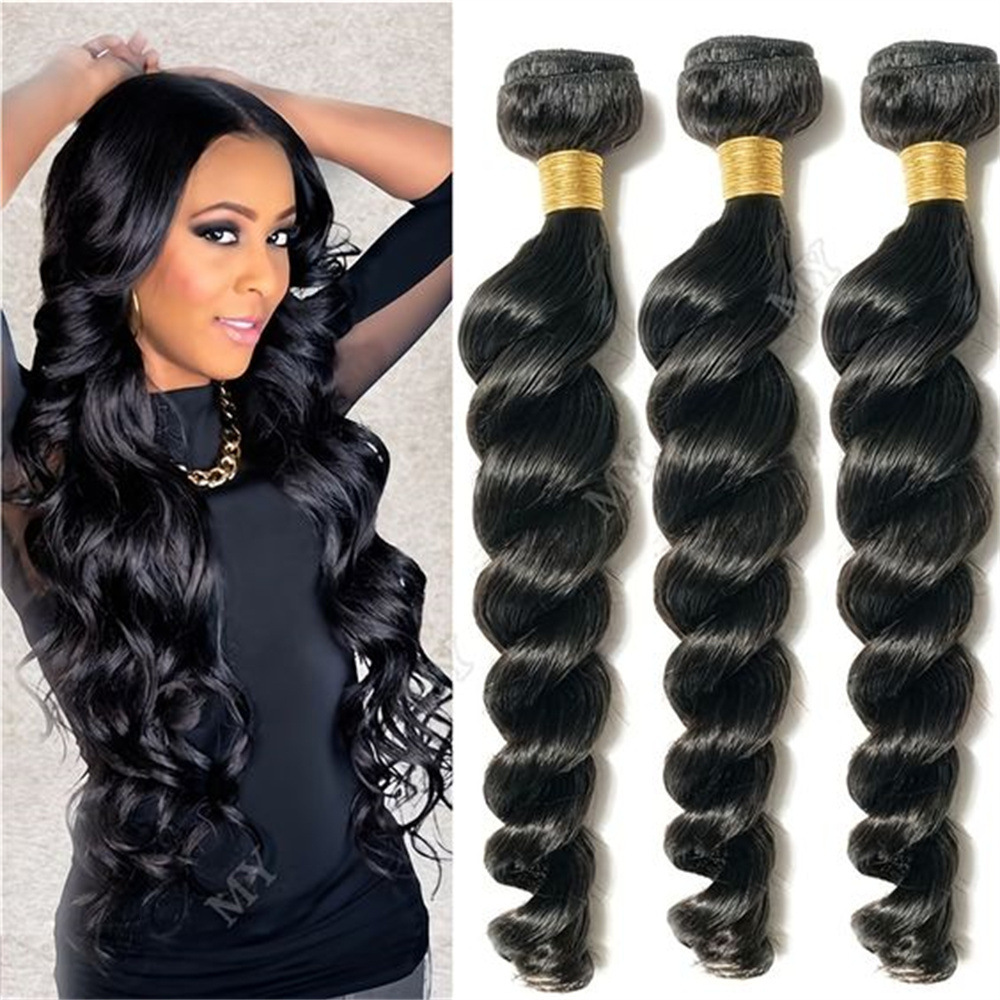 Wave Loose Human Hair Bundles Real Human Hair Wig