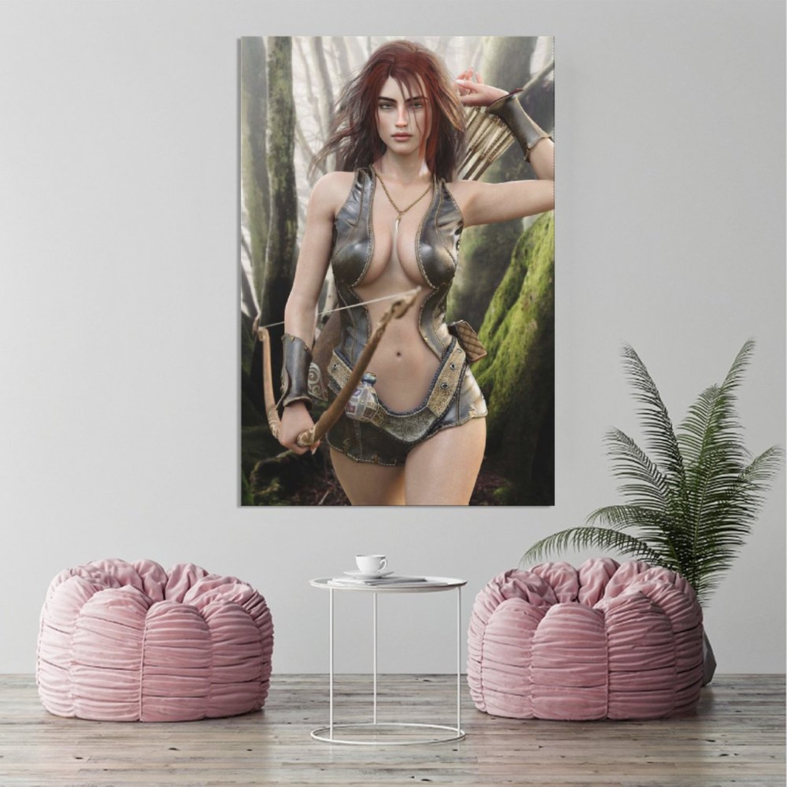 Wall Art Painting Sexy Woman Warrior Soldier Canvas Prints Wall Painting Home Decor Luxury Decor Print Picture Paintings for Living Room Unframe