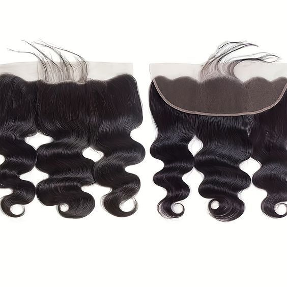 Large 13*4 HD Transparent Full Hand-Woven Real Human Hair Lace Hairpiece Snake Curly Big Waves Xuchang Present
