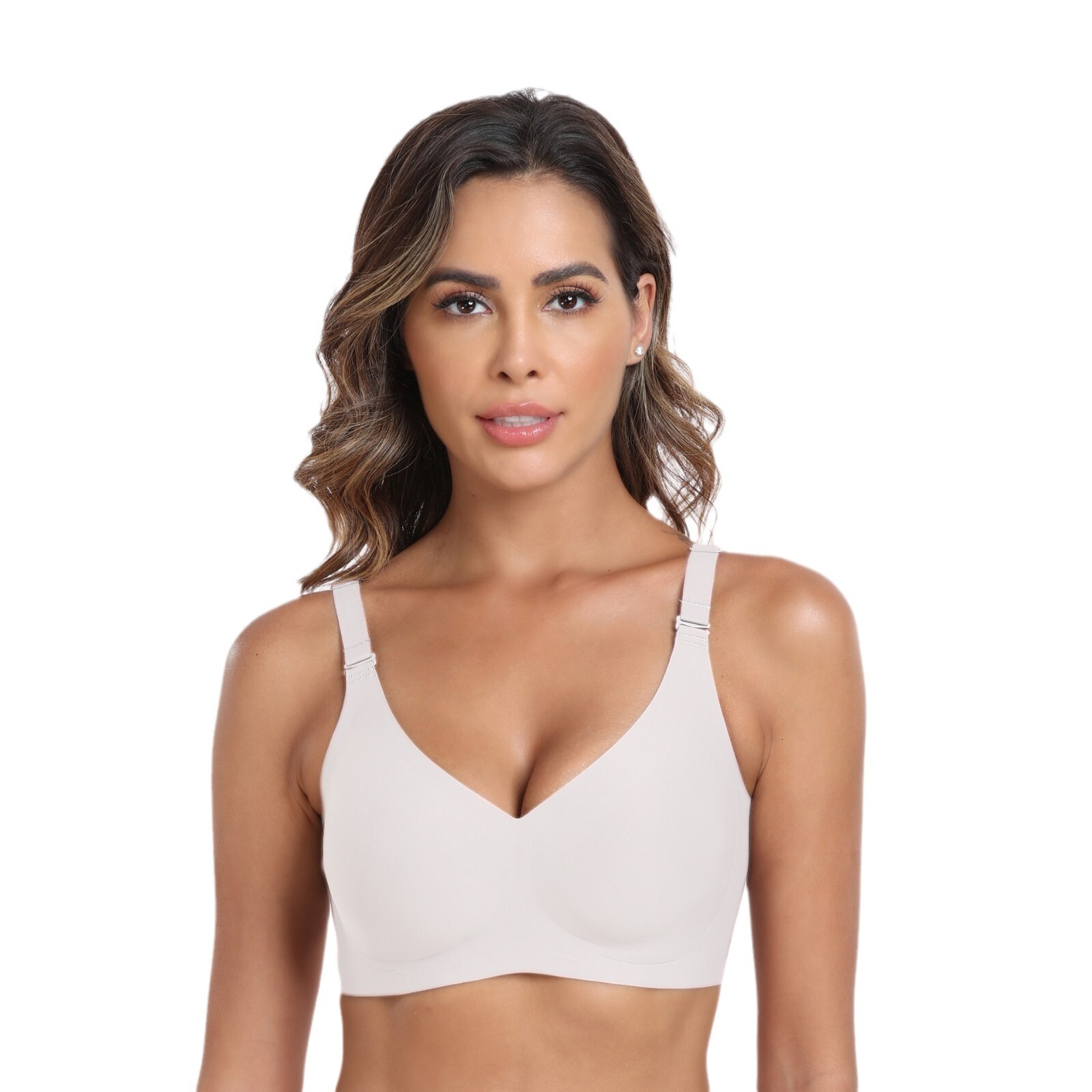women's lingerie Large cupped bras Size Seamless Bra Wireless Underwear English Label
