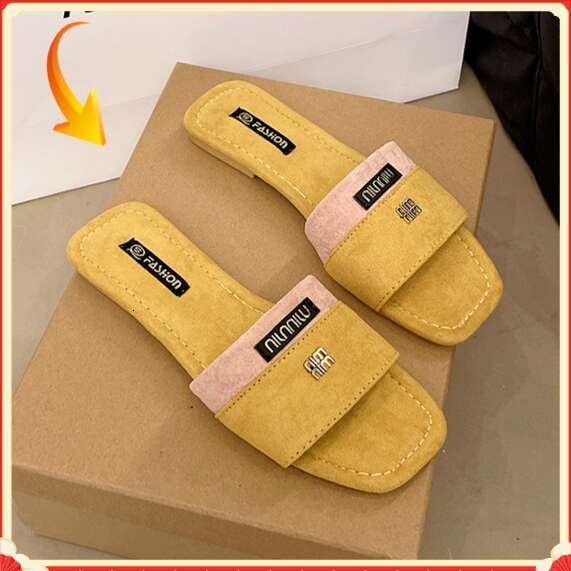 Designer Women's Slippers Plus Size Sandals Luxurious Women's Shoes Casual Flat Sandals Women's Spring And Autumn Outdoor Wear Non Slip