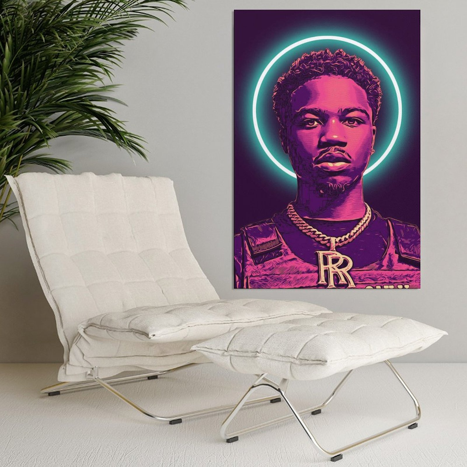 Wall Art Painting RAPPER Roddy Ricch SINGER Canvas Prints Wall Painting Wall Art Decor Print Picture Paintings for Living Room Home Decor Luxury Unfra