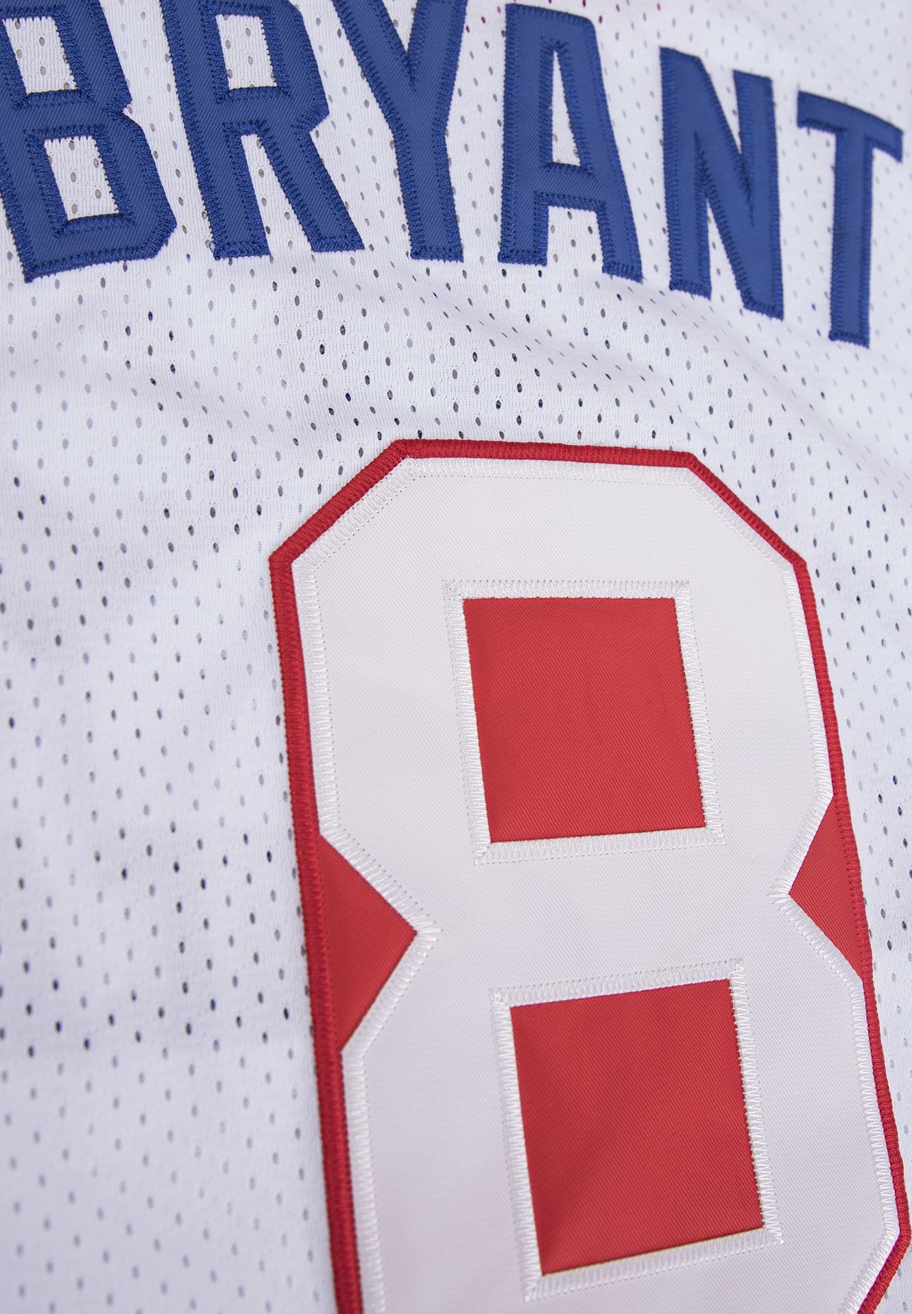 Mens 8 BRYANT Embroidered Basketball Jersey Sleeveless Mesh Round Neck Sports Top with McDonald's All-American Design Loose Fit for Parties Sizes