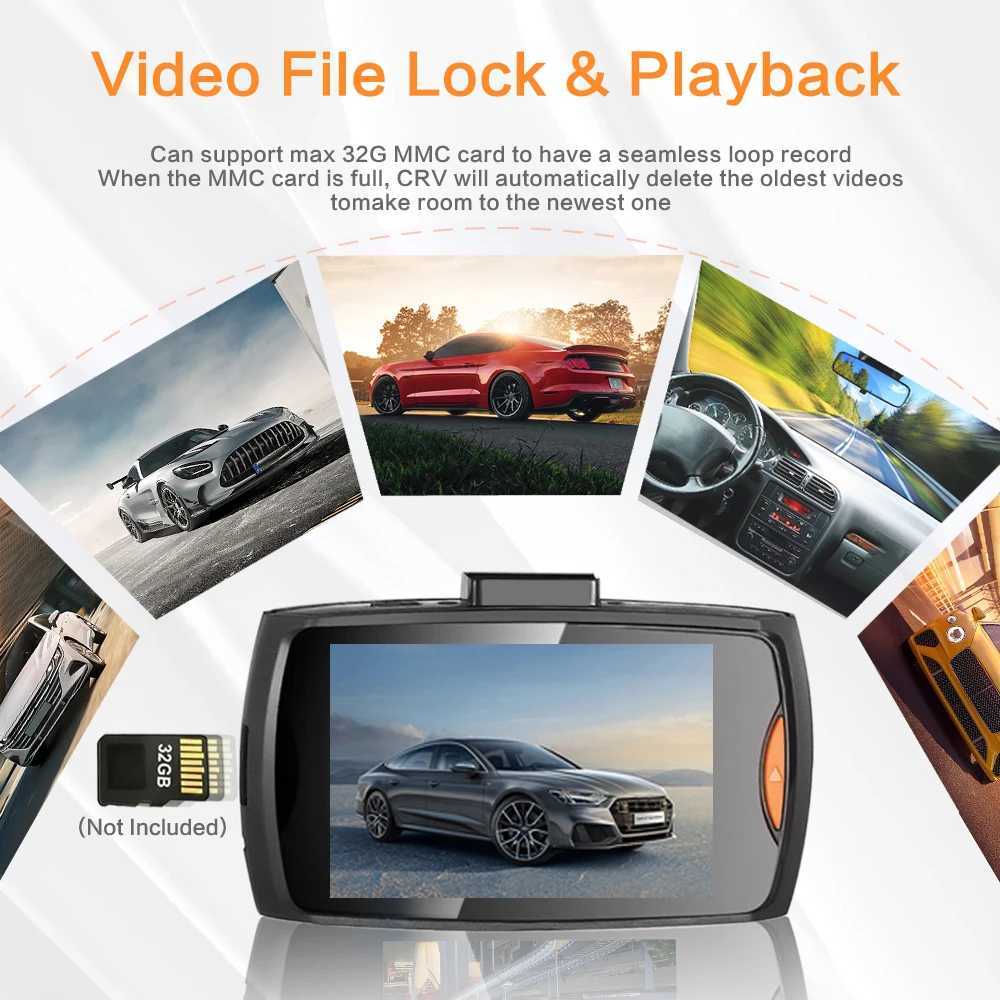 Car dvr HD DVR dashboard camera 1080P tachograph driving recorder cycle recording night vision wide Angle camera G30 R250529