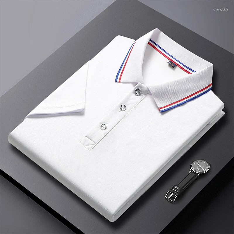 Men's Polos Summer And Women's Casual Collar T-shirt Breathable Short Sleeved Polo Shirt