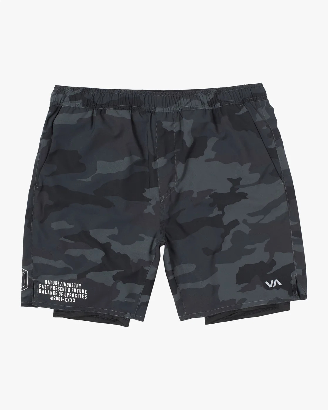2024 Camouflage Fashion Breathable Training Fitness Mens Shorts 2 IN1 Double Gym Male Bodybuilding Sports Elasticity 250522