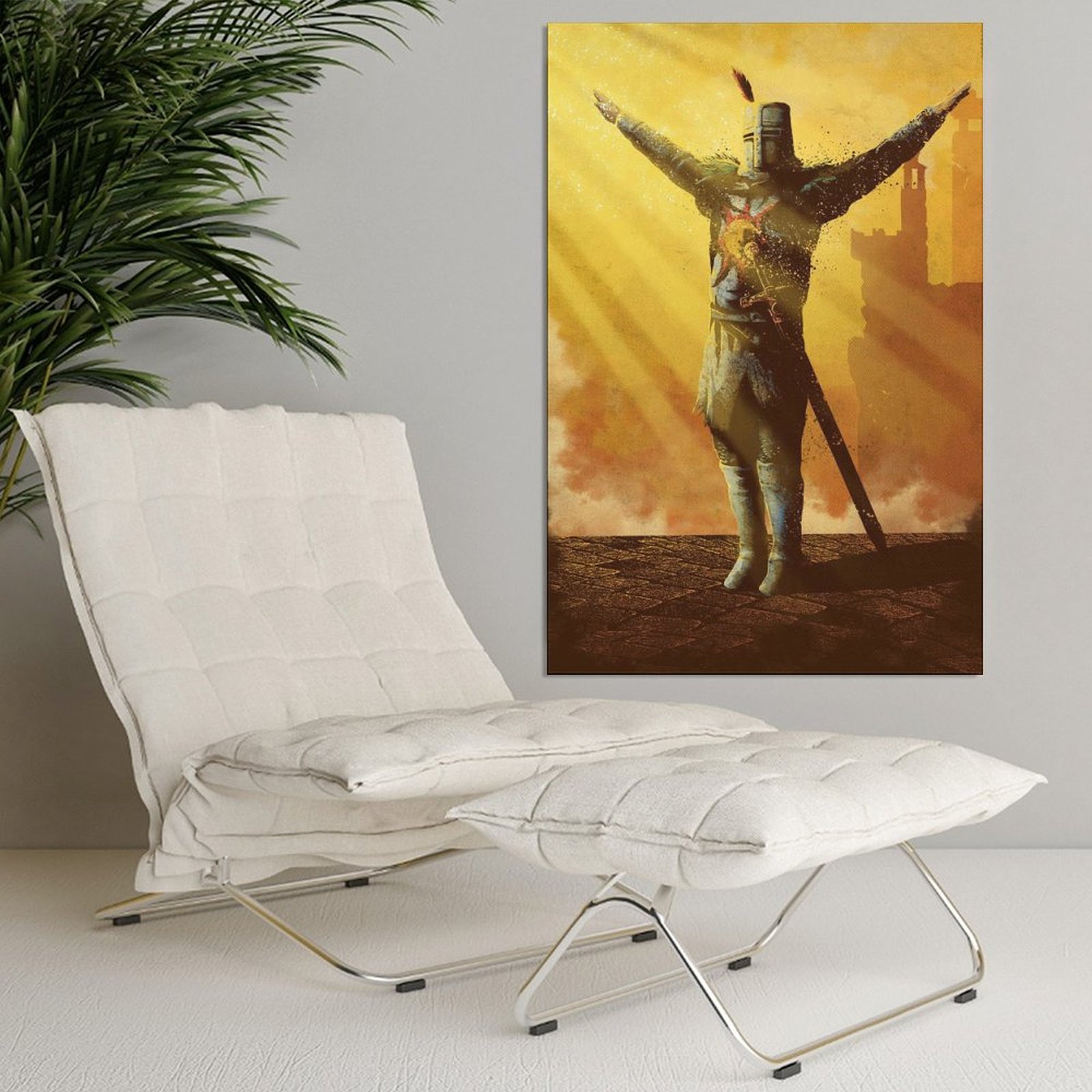 Wall Art Painting Solaire Dark Souls Canvas Prints Wall Painting Home Decor Luxury Decor Print Picture Paintings for Living Room Unframe