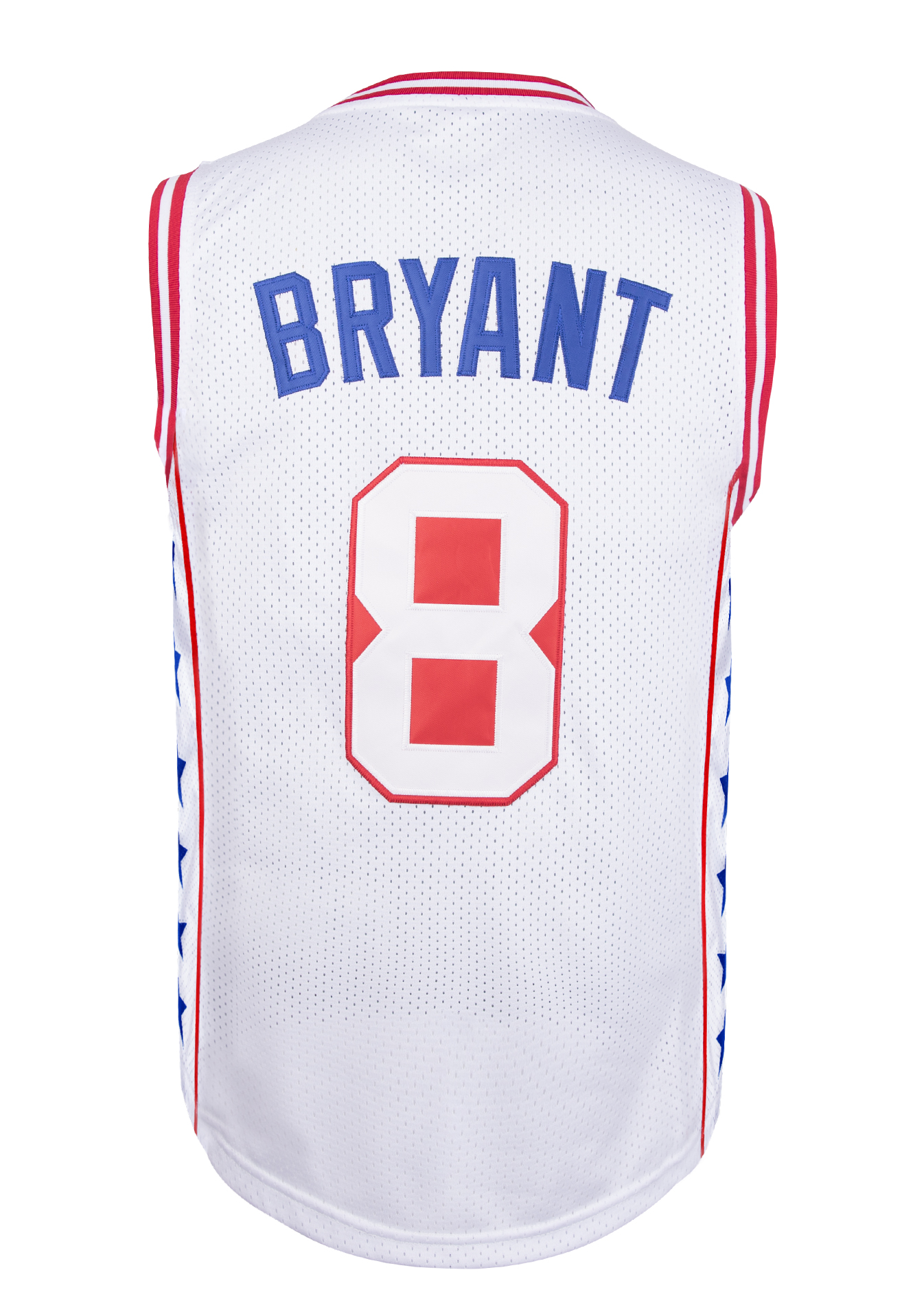 Mens 8 BRYANT Embroidered Basketball Jersey Sleeveless Mesh Round Neck Sports Top with McDonald's All-American Design Loose Fit for Parties Sizes