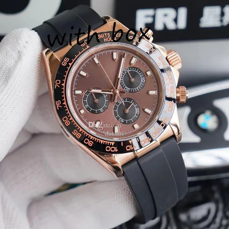 U1 Top AAA Men's Watch Designer Luxury Watch Day tonas High Quality Yacht Automatic Rose Gold Watch Stainless SteelRubber Band Luxury Watches Sapphire Glass Orologio