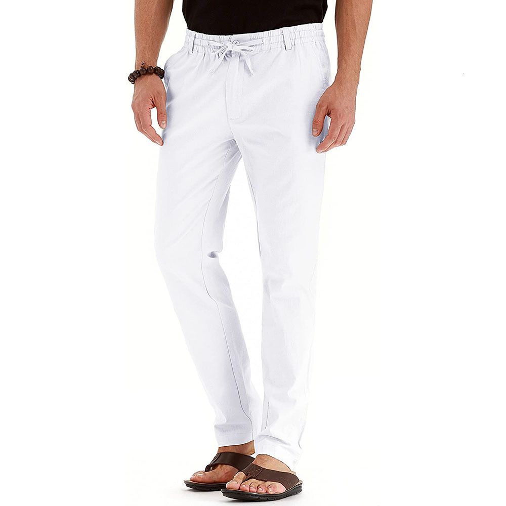 MAGCOMSEN Quick Dry Pants Mens Drawstring Sweatpants with Loops Summer Casual Hiking Jogger Breathable Fishing Work long Pants 240816