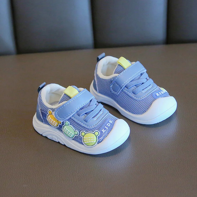 Spring Autumn Girls Sneakers Childrens Baby Mesh Breathable Casual Flats Shoes Outdoor Running Shoes 250527