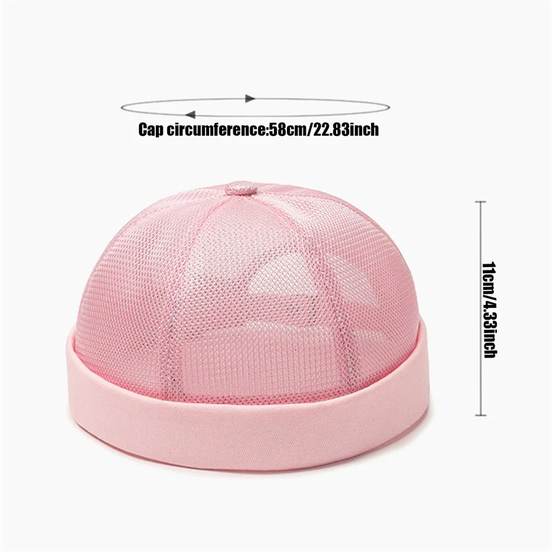 Vintage Mens Summer Cotton Brimless Skullies Cap Street Portable Docker Hats Multipurpose Beanie Hat Hip Hop Hats Japanese INS 250530