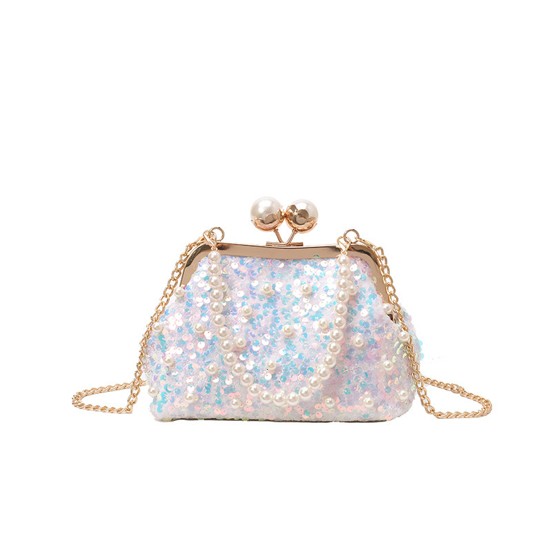 Sparkling Pearl Women s Handbag New Fashionable Evening Dress Handbag fashion Summer Texture Crossbody Bag Designer fashion Women s Shoulder Bag