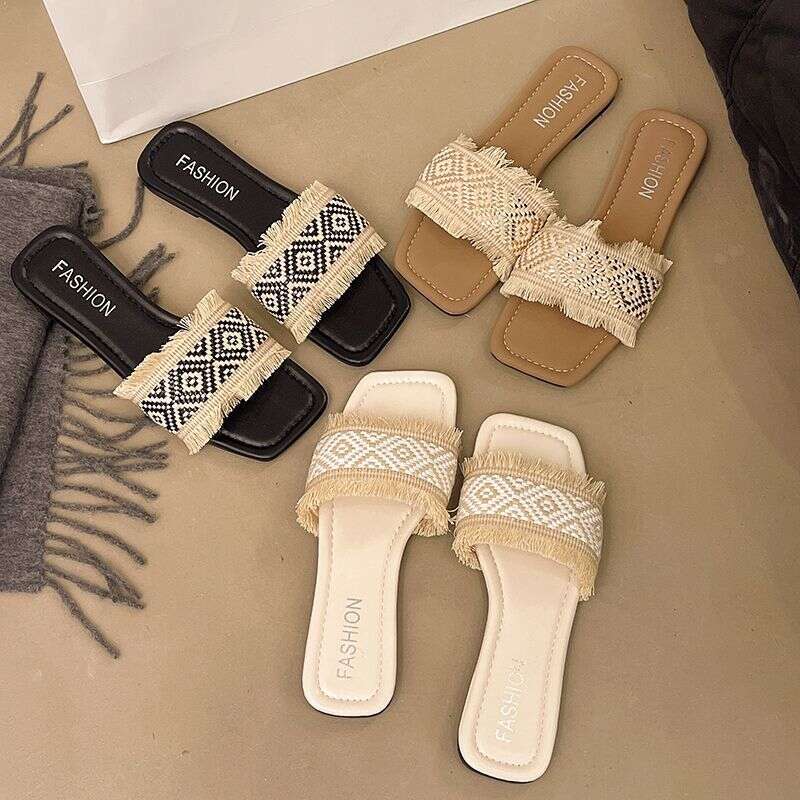Flat Sandals, Women's Summer New Casual Outdoor Beach Slippers, Plus Size Sandals, Women's Trendy Shoes, Free Shipping, Designer Sandals Who