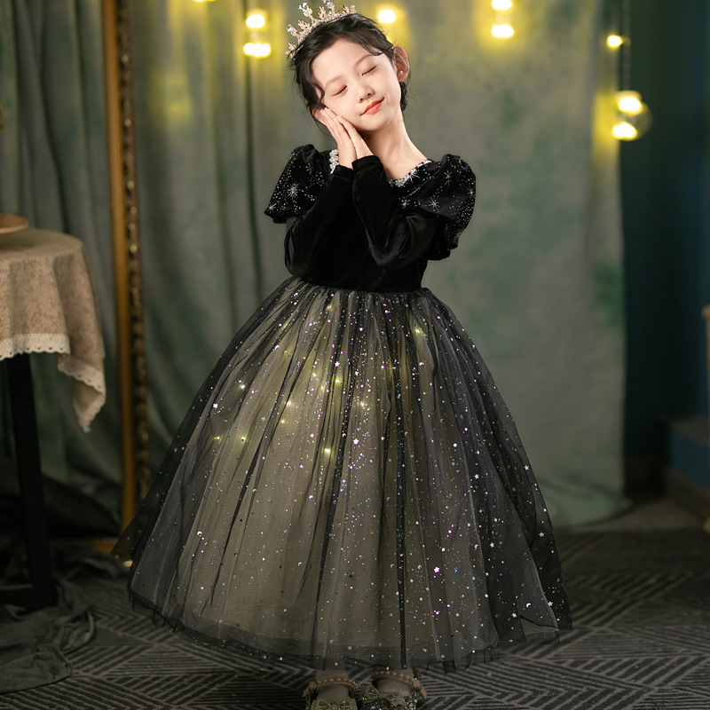 DISNEY kids designer clothes toddler designer clothes Elsa princess dress Christmas outfit Girls' skirt holiday birthday party dress comfortable 