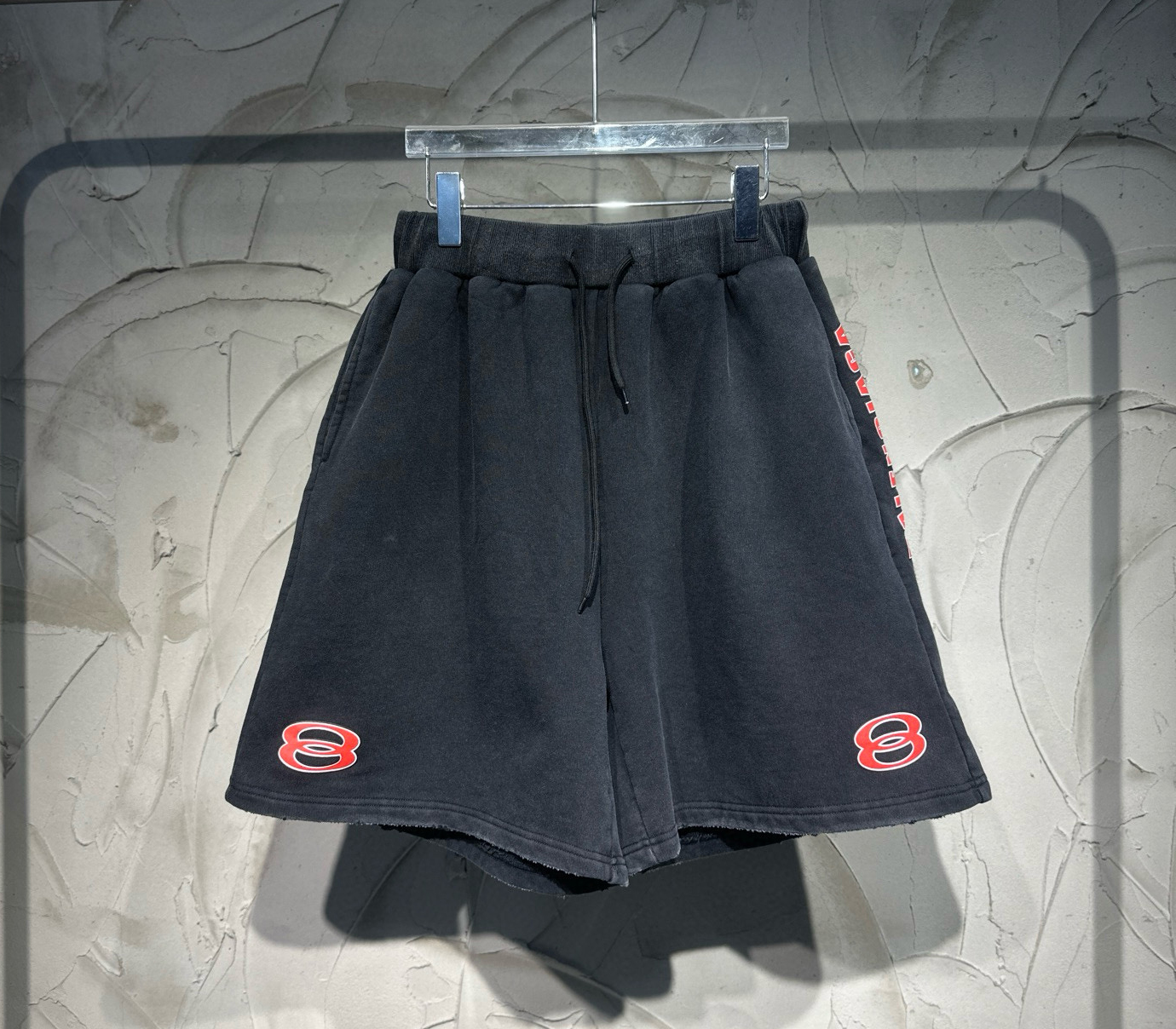 Men's Plus Size Shorts with cotton printing and embroidery,Triangle iron 100% replica of European sizeCotton shorts 244d