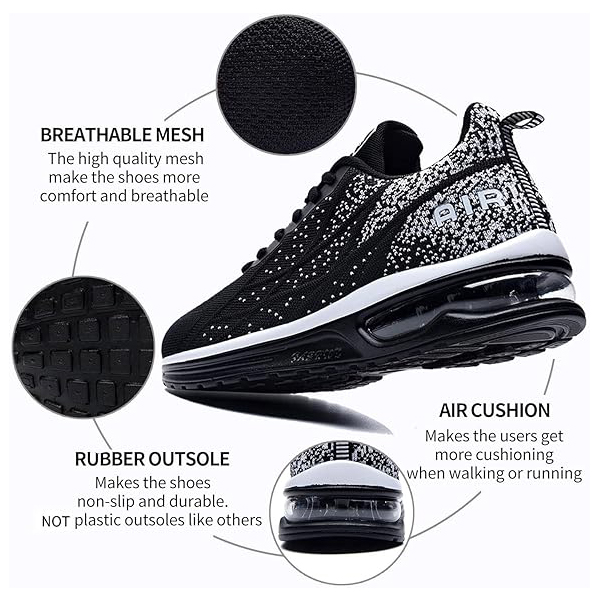 Mens Running Shoes Tennis Breathable Sneakers Lightweight Comfortable Sport Shoe Gym Casual Men Outdoor Shoe