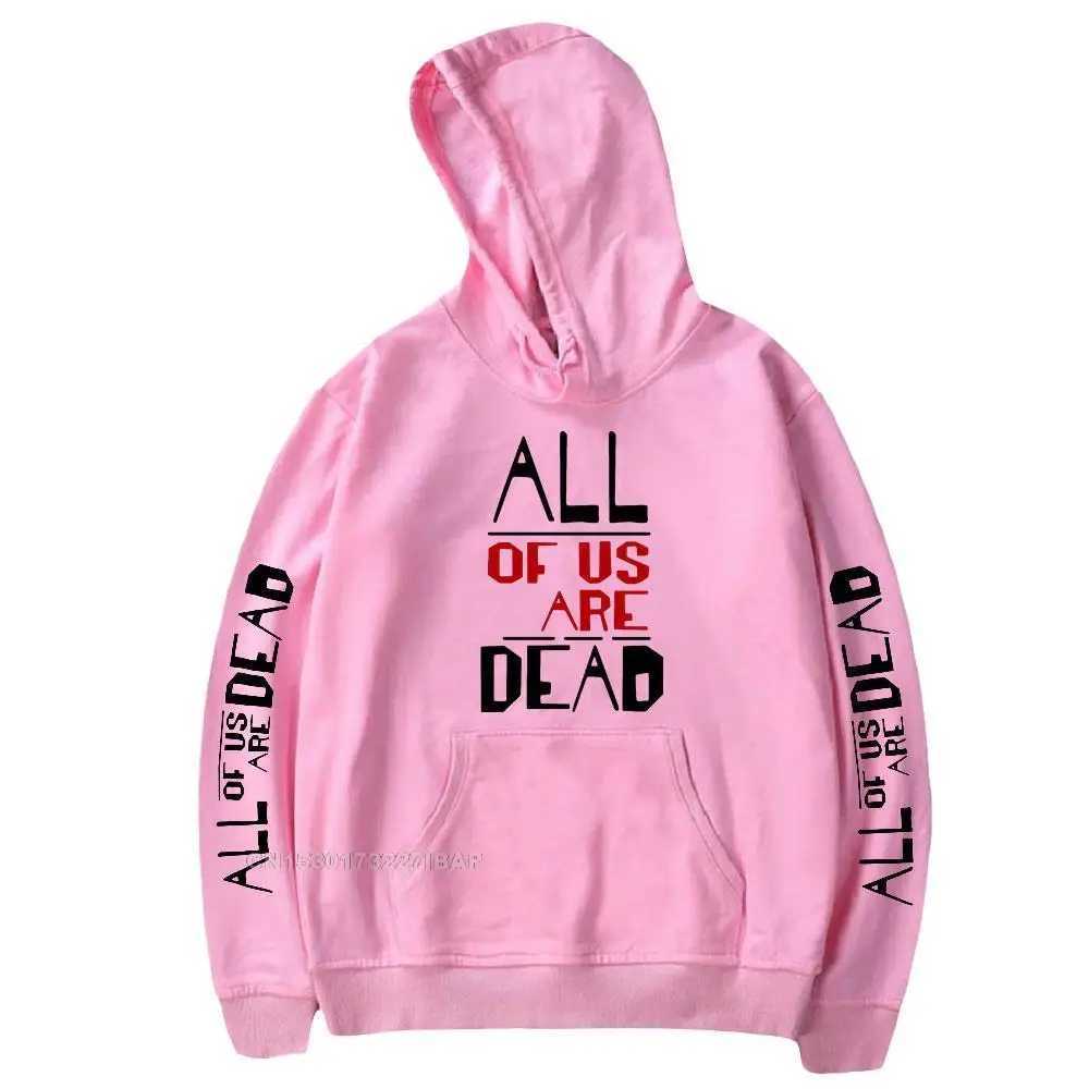 All of Us Are Dead Hoodies Men Korean Harajuku Fashion Hoodie Sweatshirt Clothes New Listing Funny Print Long Sleeve Clothes Men W250530