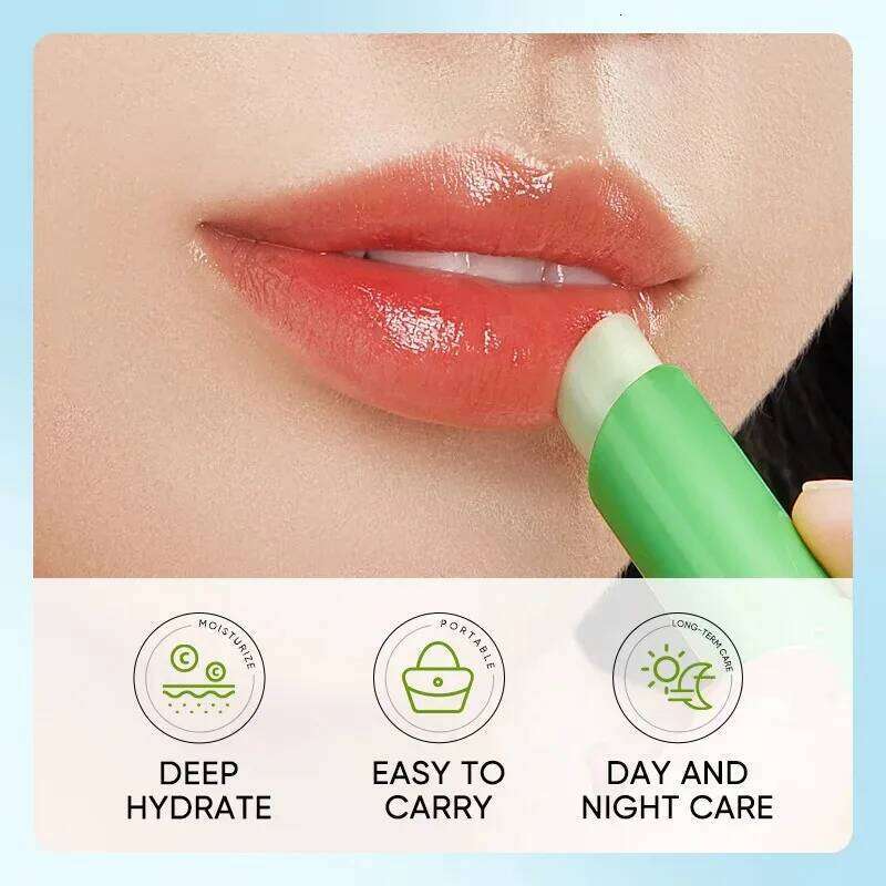 free shipping Lip Aloe Balm Nourishing, Refreshing, Hydrating and Moisturizing Preventing Cracking and Repairing Lips Gentle Non Irritating