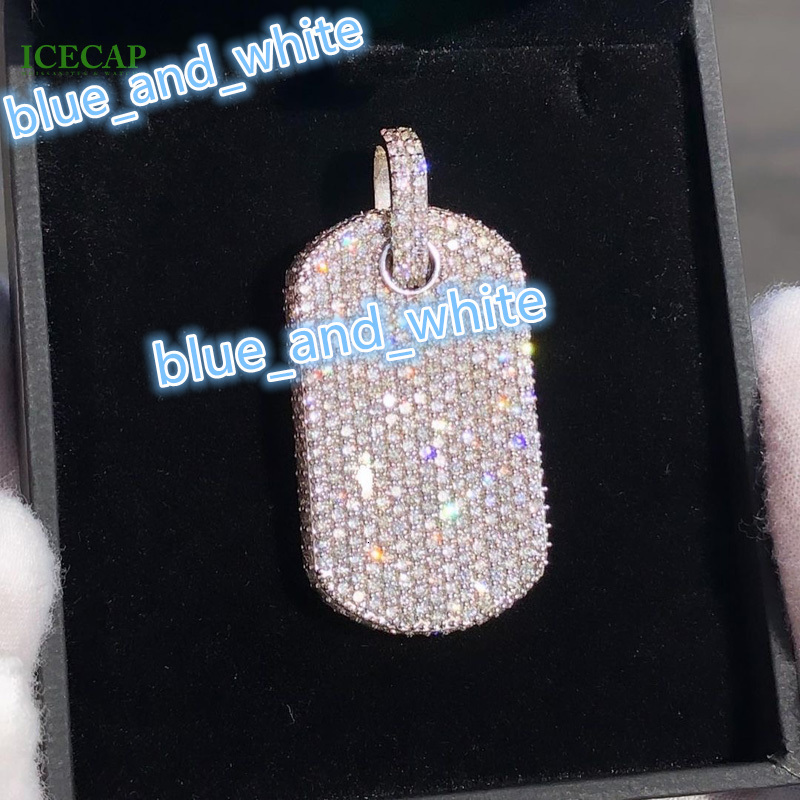 Luxury 2inch VVS Moissanite Diamond Pendant 925 Sterling Silver Charm Pendant Custom Hip Hop Fine Jewelry Pendant for Women