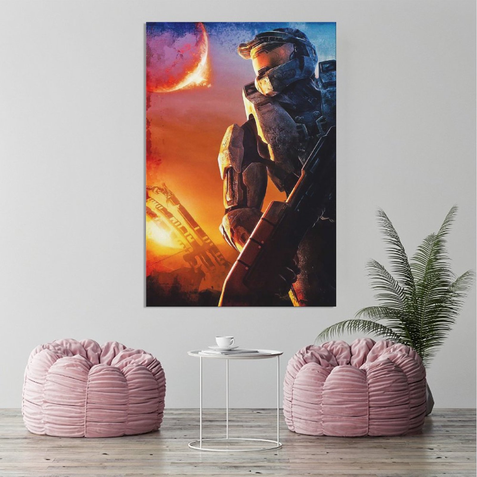 Wall Art Painting Master Chief Game Canvas Prints Wall Painting Home Decor Luxury Decor Print Picture Paintings for Living Room Unframe