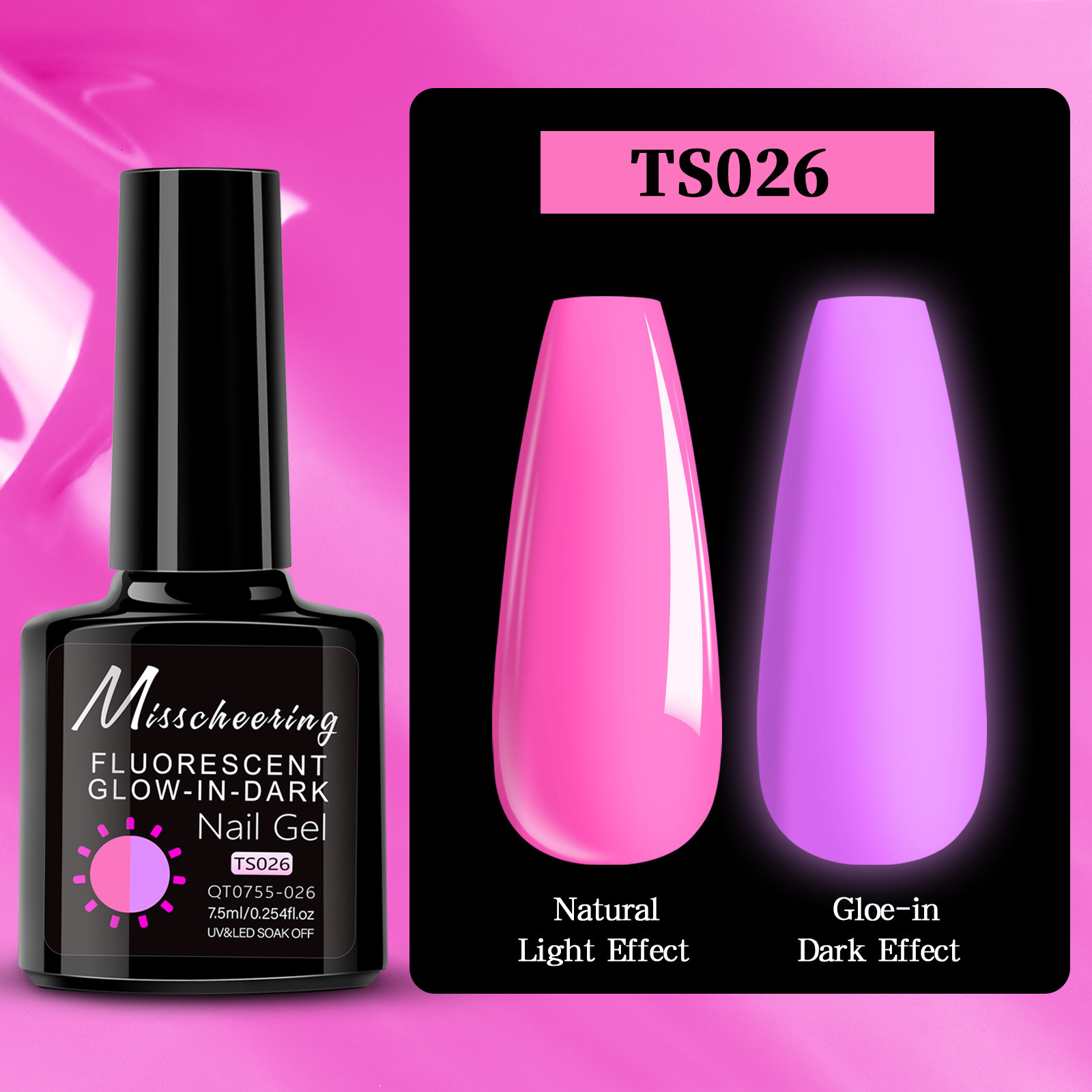 12 Colors Nail Gel Fluorescent UV LED Nail Polish Gel Glow in the Dark Set230927