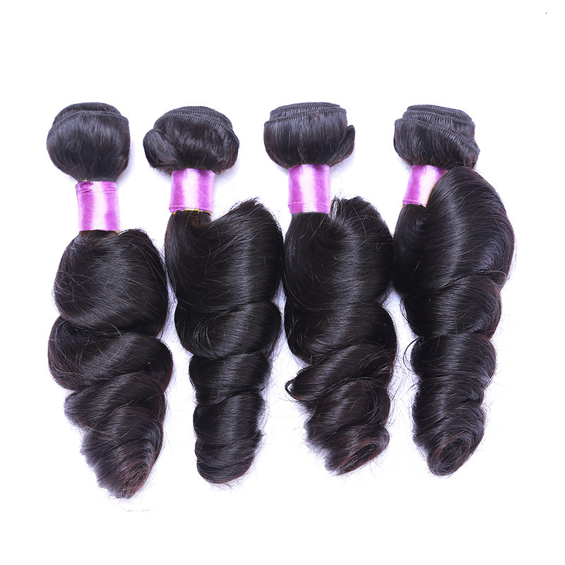 Human Peruvian Hair Loose Wave Bundles