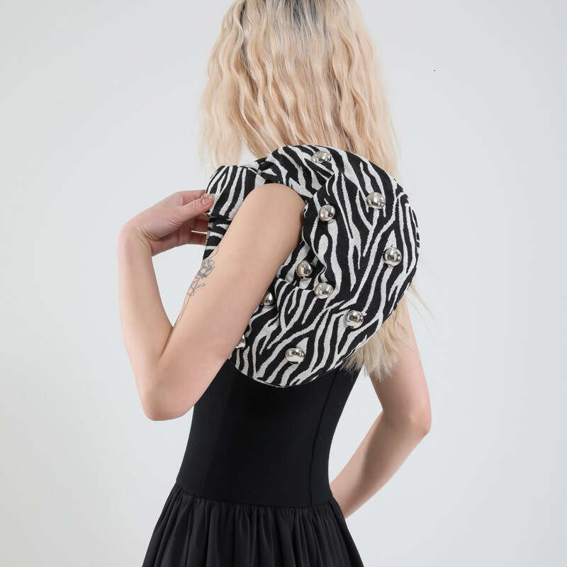Trendy Bags 2025 New Summer Korean Fashion Leopard Print Personality Shoulder Handheld Pleated Dumpling Bag
