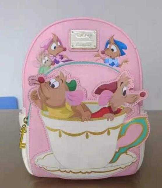 Disney Loungefly Disney Beauty and Beast Library Backpack Womens Wallet Girls Backpack Casual Backpack Shoulder Bag Childrens Gift X250412