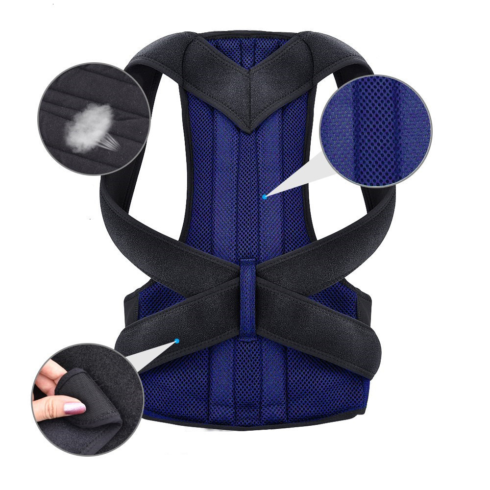 Female and male posterior brace posture corrector posterior straightener Scoliosis and hunchback correction adjustable posture 241206