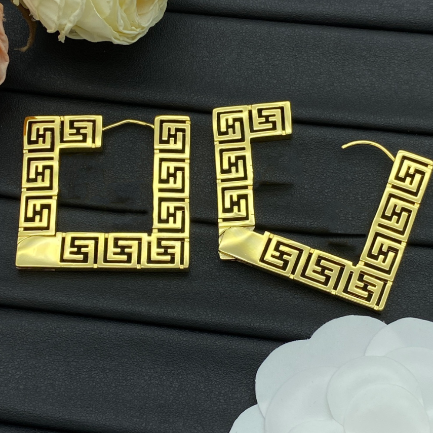 20 Styles Designer Jewelry Women Brass Stud Earring Luxury 18K Gold Plated Crystal Rhinestone Copper Earring Fashion Accessories