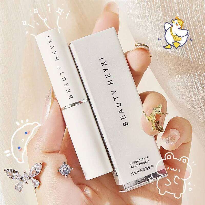 free shipping White Tube Lip Balm Moisturizing Colorless Long-Lasting Natural Lipstick Lip Care Makeup Cosmetics