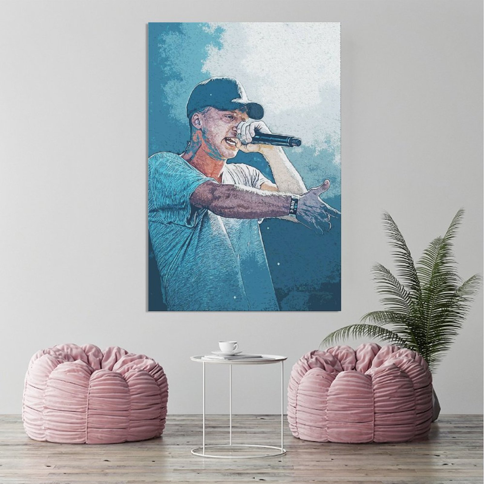 Wall Art Painting RAPPER NF HIP HOP SINGER Canvas Prints Wall Painting Wall Art Decor Print Picture Paintings for Living Room Home Decor Luxury