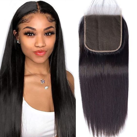 Transparent 4x4 HD Swiss Lace Closure Straight human hair