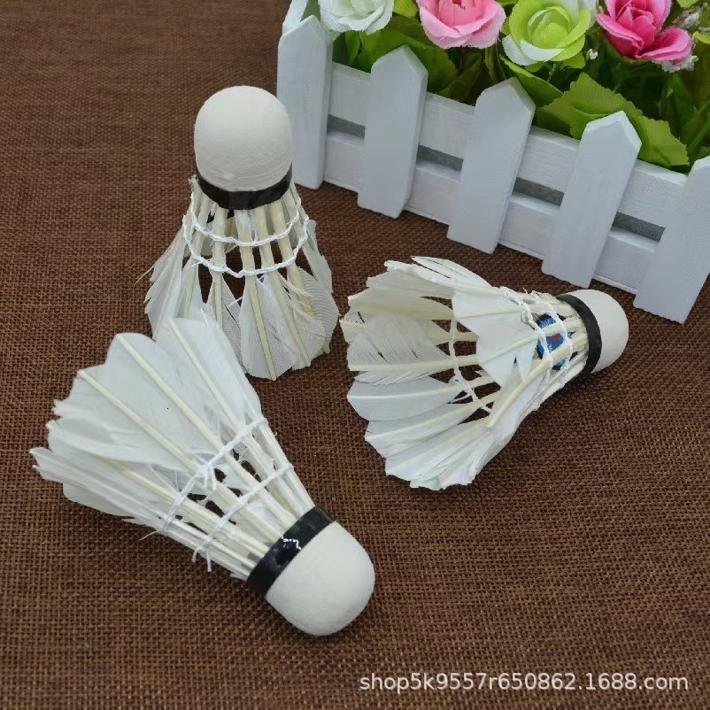 Badminton Shuttlecocks Genuine RSL No.4 No.5 No.6 No.7 Shuttlecocks Badminton Shuttle Duck Feather Ball Badminton Shuttlecock Badminton Accessories 23