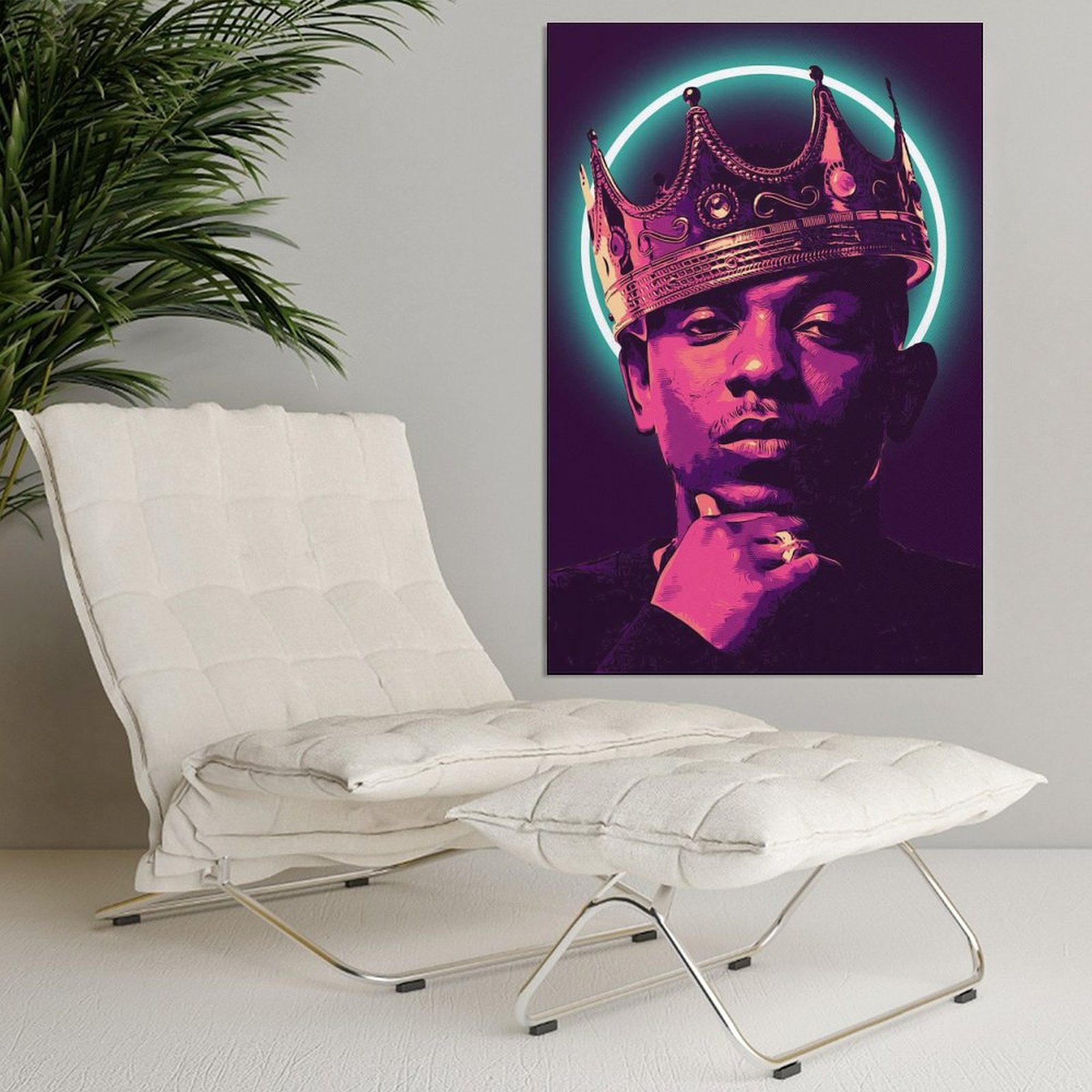 Wall Art Painting RAPPER Kendrick Lamar HIP HOP Canvas Prints Wall Painting Home Decor Luxury Decor Print Picture Paintings for Living Room Unframe