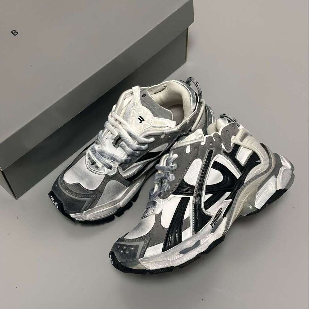 Custom Edition B Family Dad Paris Seventh Generation Jogging RUNNER Vintage Height Increasing Casual Sports Shoes for Men and Women