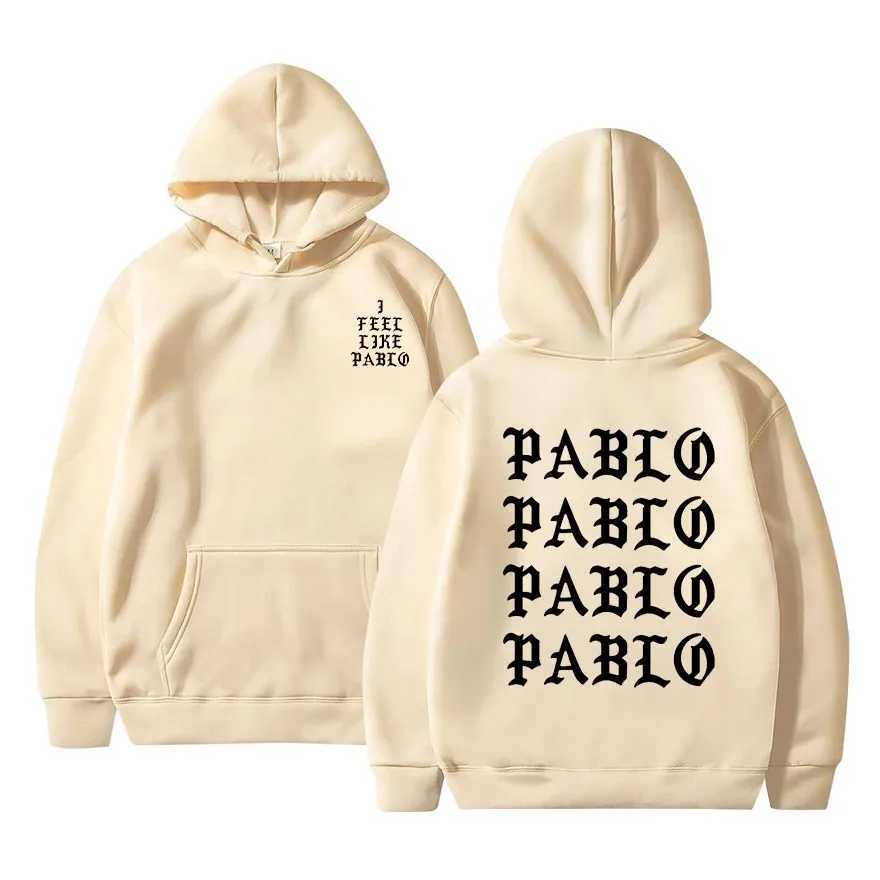 I Feel Like Paul Pablo sweatshirt for men hoodies sweatshirt Hip Hop Streetwear Hoody pablo hoodie W250530