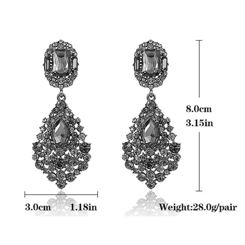 VEYO Luxury Earrings Full of Rhinestone Crystal Drop Earrings Long Earrings For Women High Quality Z250530