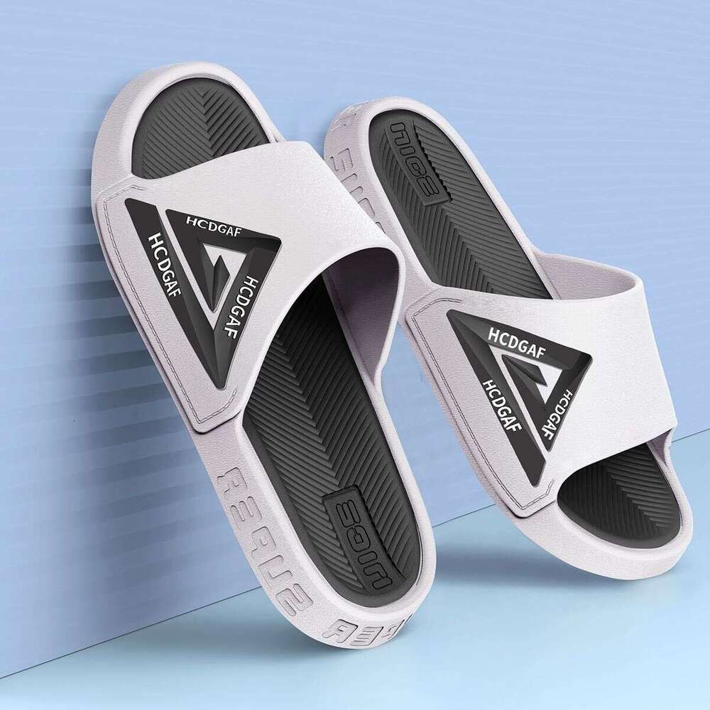 Designer Slippers For Men's Home Use, Summer Outdoor Wear, Anti Slip, Anti Odor, Indoor And Outdoor Wear Resistance, Sports Cool Slippers For Men