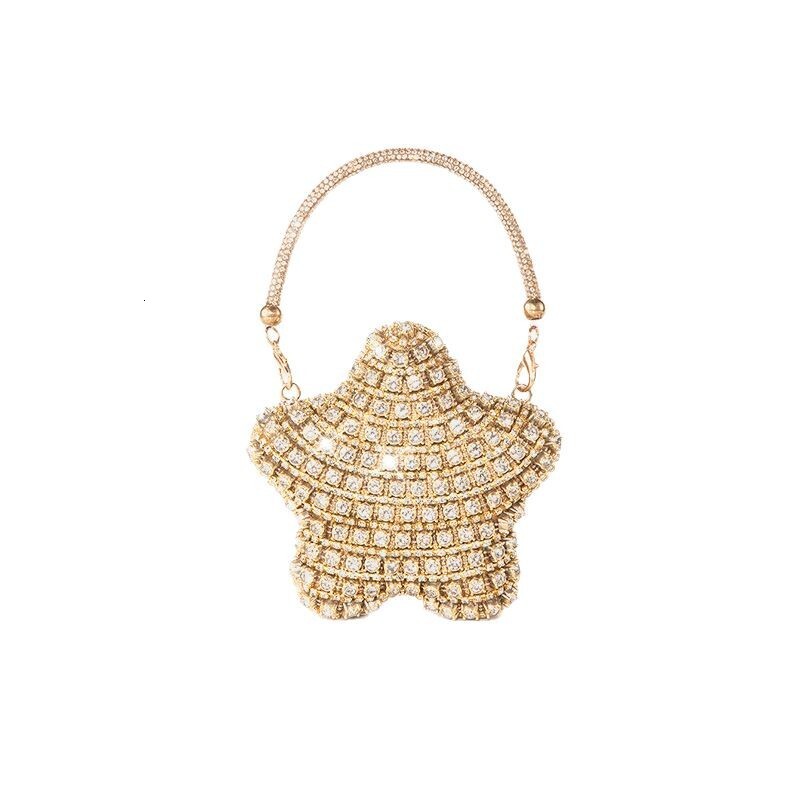 designer bag 2025 New Red Envelope Star Premium Mini with Diamond Set Fashion Simple Banquet Bag